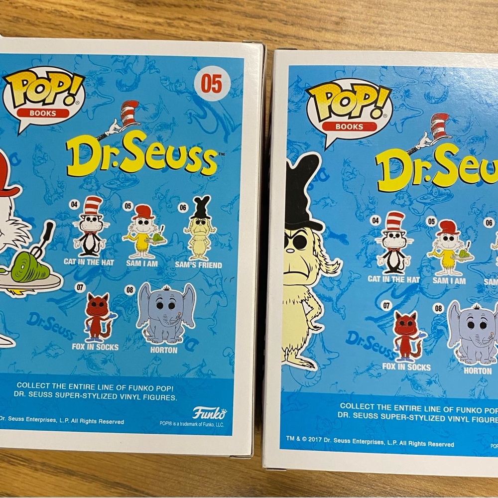 Funko POP! Dr. Seuss Sam I Am and Sam’s Friend Vinyl Figures and Sam I Am Plush - Picture 7 of 10